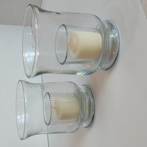 Votive Candle Holders, Glass, Vintage